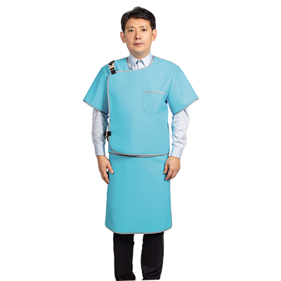 Stemma Light-weight Lead Apron: Vest, Kilt and Thyroid Shield, Short Sleeve